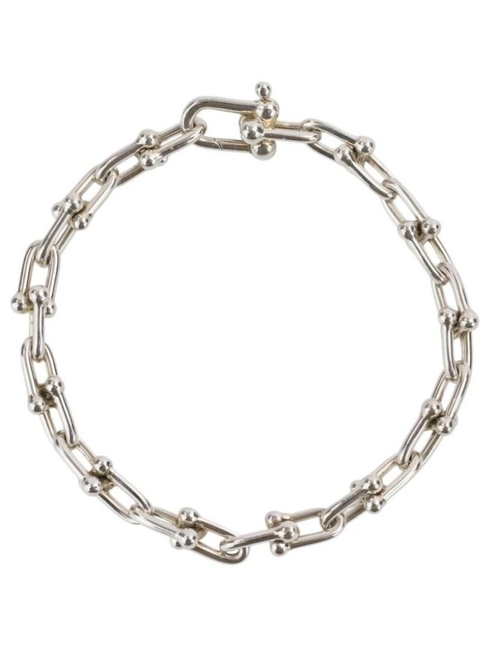 Tiffany & Co Small Link Bracelet 925 Sterling Silver